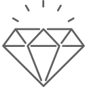 grey diamond icon